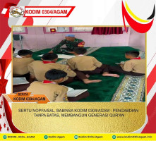 SERTU NOPFAISAL, BABINSA KODIM 0304/AGAM : PENGABDIAN TANPA BATAS, MEMBANGUN GENERASI QUR'AN